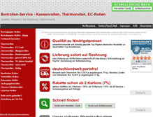 Tablet Screenshot of bonrollen-service.de